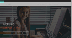 Desktop Screenshot of kvemusic.com